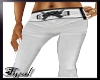 ~T~White Leather Pants