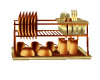 bronze dish rack