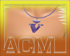 [ACM]V Amethyst Necklace