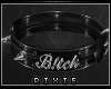 B!tch Silver Collar