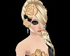 (k) gold & bl rose clip