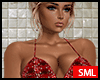 Elizabeth Red Bikini