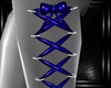 blue thigh corset