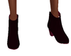 Ankle burgundy boot