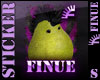 {F} Finue Pear Sticker