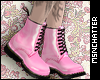 :mc; Combat Boots / Pink