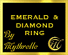 EMERALD DIAMOND RING (R)