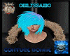 Emo hair cyan & lilas