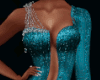 Glitter Gown - Turquoise