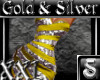 S~Gold&Silver Dress XXL
