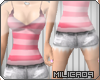 M# STripped Outfit -Pink