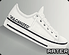 ✘ White Shoes.