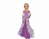Womans Violet Gown