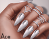~A: Silver Mirror Nails