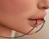 !B Baddie Lip-Ear Chain