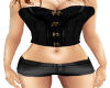 black corset and shorts