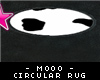 rm -rf Mooo Circular Rug