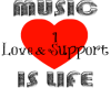1k Music is Life sticker