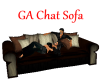 GA Chat Sofa brown