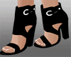 sandalias preta