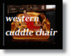 western cuddle chair