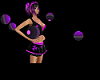 Purple Black Rave Sphere
