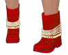 Dark Red Boots