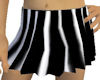 BlackWhite Striped Skirt