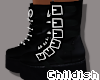 $Black Goth Boots