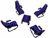 Blue/Purple Lounge Set