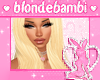 ♡ parted blonde ♡