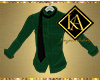 Green shirt + Tie