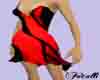 Black & Red Simple Dress