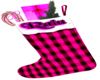rain pink stocking