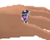 Teen Ring  purple 