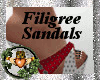 ~QI~ Filigree Sandals V8