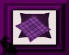 *L* Purple Throw Pillows
