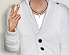 B! Coat Elegant. White