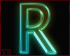 *Y*Neon-Letter R