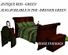 Vintage Bed Green