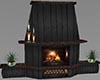 Country Fireplace Black