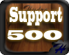 H | Support 500 Credits