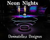neon night table