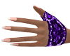 Purple Lace Gloves 