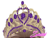 Purple Stone Queen Crown