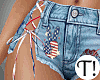 T! 4th July Laced Shorts