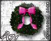 A- Pink Xmas Wreath