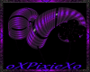 purple horns black rose