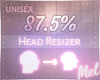 M~ Head Scaler 87.5%