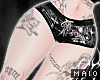 Y2K christmas shorts tat